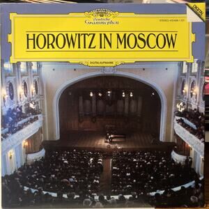 Horowitz in Moscow Scarlatti Mozart Schubert 419 499-1 Digital Stereo EX +INSERT